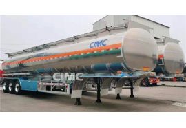 CIMC 3 Axle 45CBM Aluminum Tanker Trailer will be sent to Costa Rica