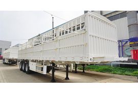 Tri Axle Fence Cargo Trailer for Sale in Sudan