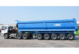 5 Axle 80 Ton Dump Trailer for Sale in Nigeria