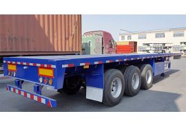 40ft Triaxle Flat Bed Trailer for Sale in Cote d'Ivoire