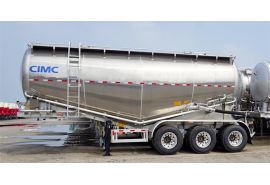40cbm Aluminum Allloy Cement Bulker Trailer for Sale in Tanzania 