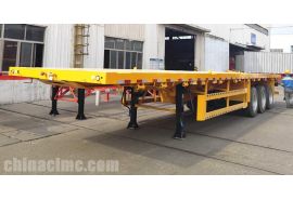 CIMC 40 ft Flatbed Trailer for Sale in Nigeria Logos