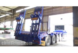 CIMC 4 Axle Low Loader Trailer Ready Ship to Zambia