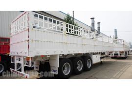 CIMC 60 Ton Cargo Semi Trailer with Fence will be sent to Zambia