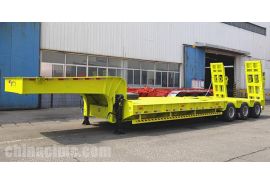 CIMC 3 Line 6 Axle 100 Ton Low Bed Trailer will be sent to Burkina Faso