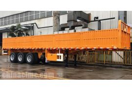 CIMC 60 Ton Cargo Side Wall Truck Trailer will be sent to Congo