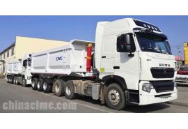 CIMC 3 Axle Tractor Tipper Trailer for Sale Near Me in Guinea