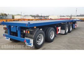 CIMC 20 Foot Flatbed Superlink Trailer will be sent to Brazil