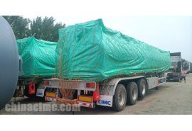 CIMC Tri Axle Aluminum Fuel Tanker Trailer will be sent to Costa Rica
