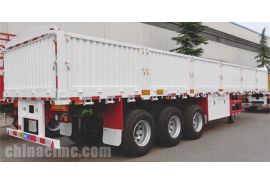 CIMC 60 Ton Drop Side Trailer will be sent to Malawi
