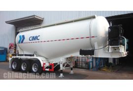 CIMC Bulk Cement Powder Tanker Truck Trailer Ready Ship to Mozambique