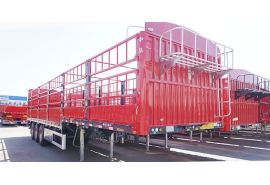 CIMC 50 Ton 3 Axle Fence Cargo Semi Trailer will be sent to Zimbabwe