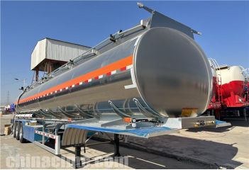 50,000 Liters Aluminum Alloy Trailer will ship sent to Costa Rica