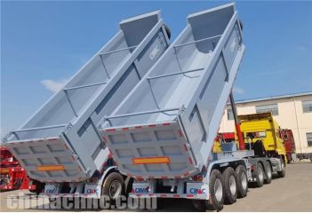 35 Cubic End Dump Trailer will be sent to Uganda