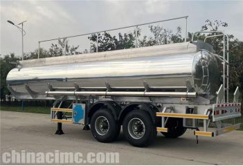 2 Axle 35000 Liters Aluminum Tanker Trailer will be sent to Mauritania
