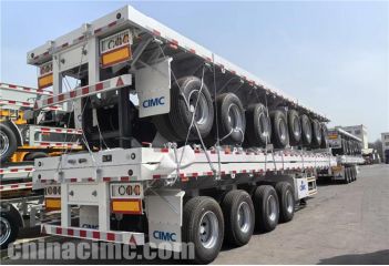 4 Axle Flatbed Trailer will be shipped to Tanzania Dar es Salaam