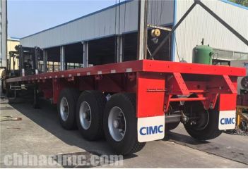 3 Axle Flat Deck Trailer will be sent to Jamaica