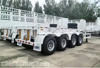 CIMC 4 Axle Skeleton Semi Trailer will be sent to Kenya