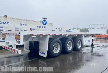 3 Axle Flatbed Trailer will be sent to Jamaica