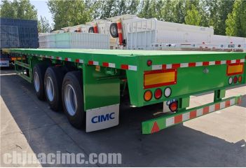 CIMC 40ft Flatbed Trailer will be sent to Guam