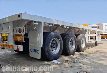 CIMC Tri Axle Flatbed Semi Trailer will be sent to Kenya