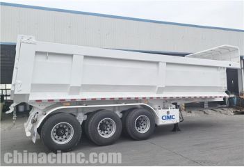 CIMC 3 Axle Semi Tipper Trailer will be sent to Tanzania