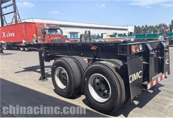 2 Axle 20ft Container Chassis Trailer had been shipped to Venezuela