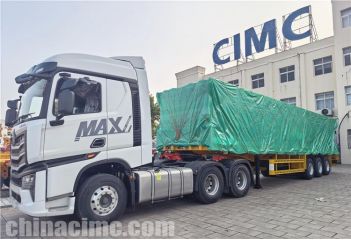 CIMC 3 Axle 40ft Flatbed Trailer will be sent to Guyana