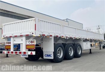 CIMC Tir Axle 60 Ton Cargo Semi Trailer will be sent to Zambia