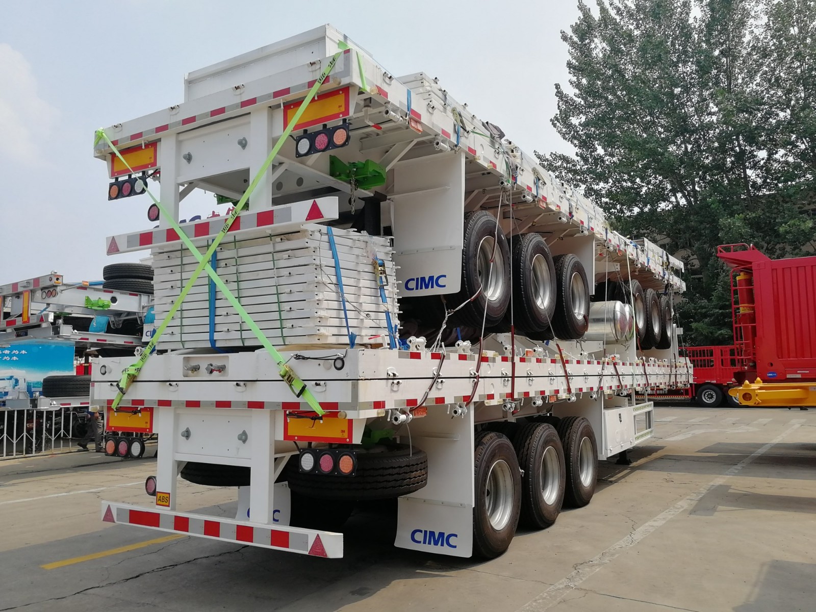 3axle- 40ft – Flatbed semi trailer