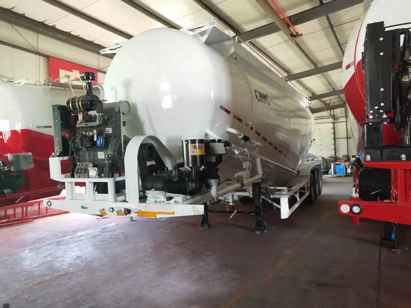 bulk cement tank trailer