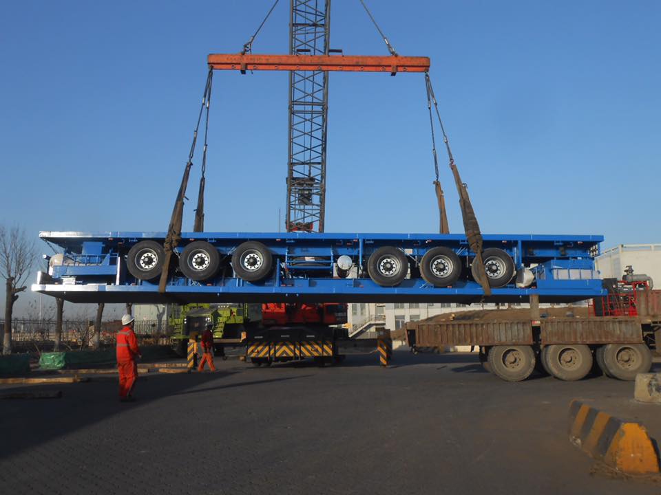 flatbed trailer