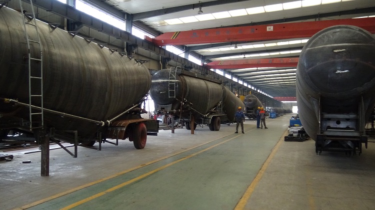 bulk cement tank trailer