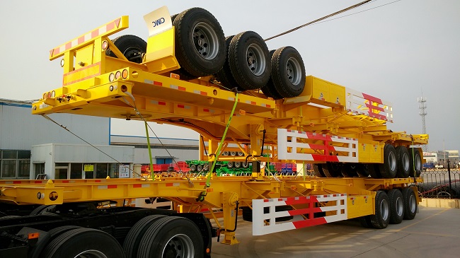 45ft skeletal trailer