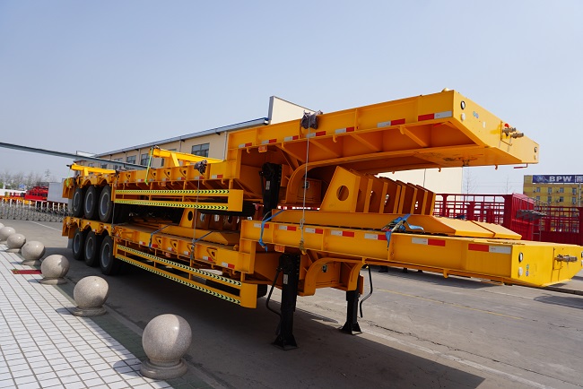 cimc low bed trailer