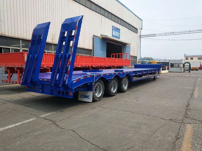 low load semi trailer