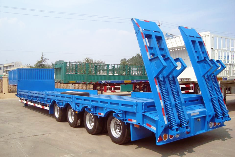 Lowbed semi trailer