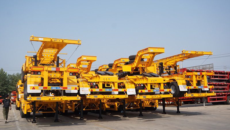 Specifications of Container Skeletal Trailer