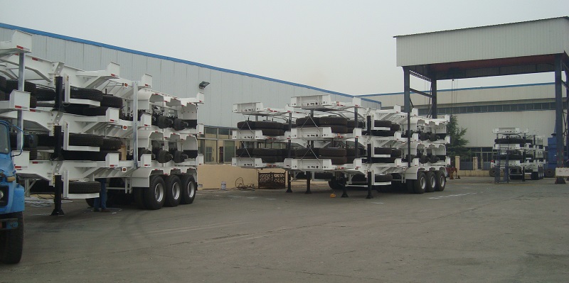 container skeleton trailer