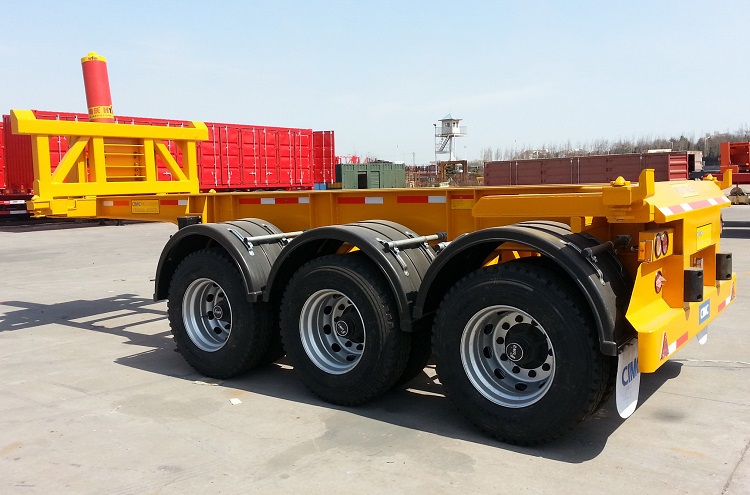 Tipping chassis semi traile