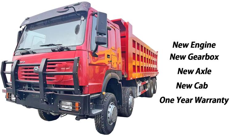 Used Howo Dump Truck 8x4 for Sale In Mali