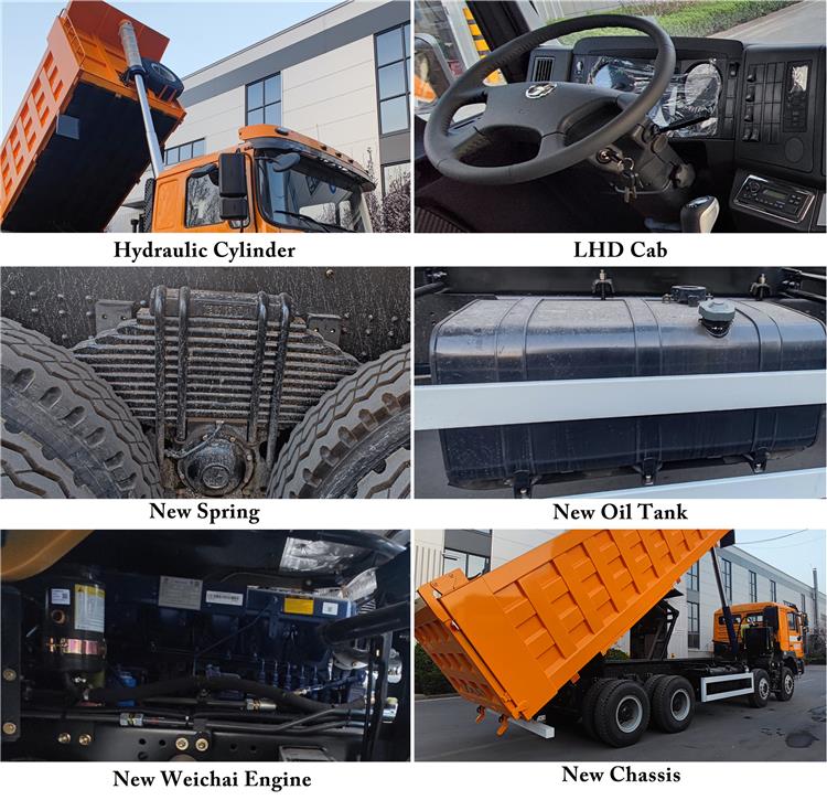 Used Shacman F3000 8x4 Dump Truck for Sale In Tanzania