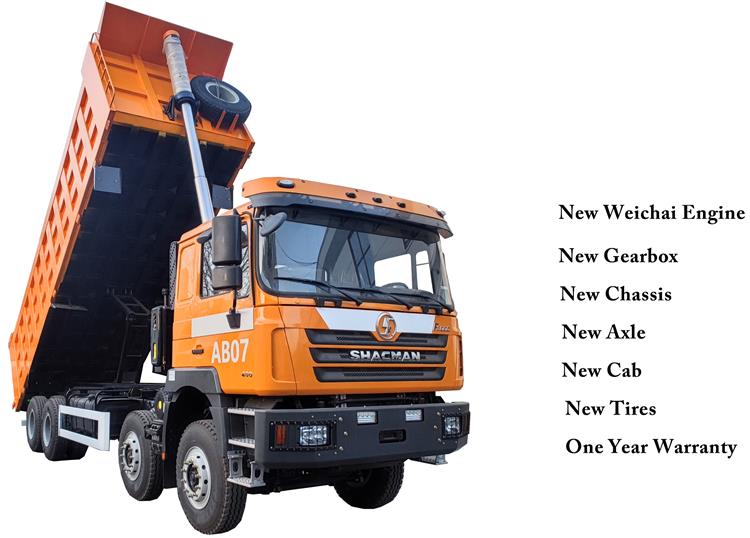 Used Shacman F3000 8x4 Dump Truck for Sale In Tanzania