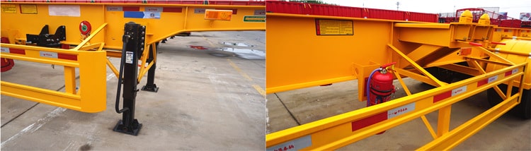 3 axle container chassis trailer for sale
