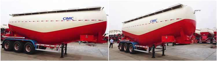 3 axle bulk cement trailer