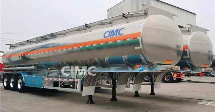 CIMC 3 Axle 45CBM Aluminum Tanker Trailer for Sale In Costa Rica