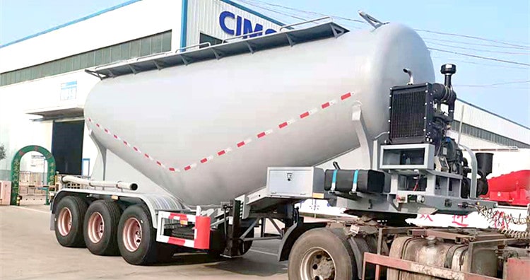 CIMC Tri Axle 40t Cement Tanker Trailer for Sale in Mombasa Kenya