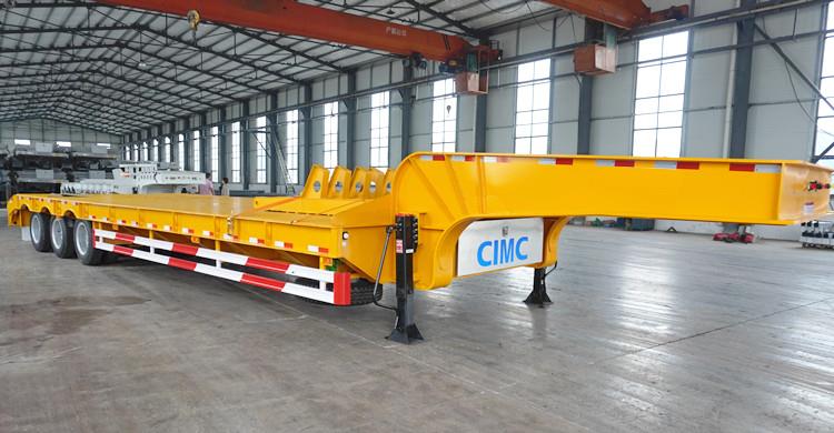CIMC Tri Axle Low Bed Truck Trailer for Sale in Kenya