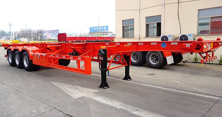 CIMC 3 Axle 40 Foot Skeletal Trailer for Sale in Namibia