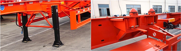 CIMC 3 Axle 40 Foot Skeletal Trailer for Sale in Namibia